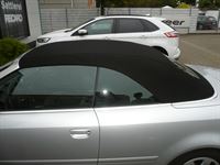 Audi A4, Verdeck Bezug Sonnenland Stoff schwarz mit beheizter Glasheckscheibe geliefert und montiert.