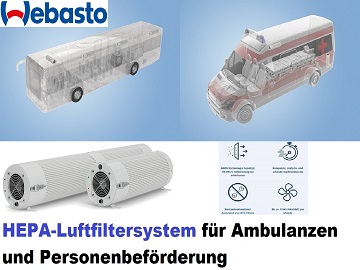 Hepa Luftfiltersystem Webasto