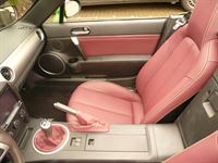 Mazda MX5, Sitze, Türverkleidungen, Schalt- und Handbremssack Leder neu bezogen.