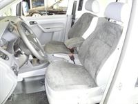 VW Caddy, Sitzinnenteile in Alcantra neu angefertigt und montiert.