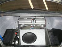 Musikanlage im BMW 3er Typ E46 montiert