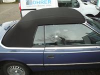 Chrysler Le Baron , Verdeck Bezug in Sonnenland Stoff schwarz mit beheizter Glasheckscheibe geliefert und montiert.