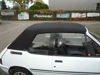 Verdeck Bezug in Sonnenland Stoff schwarz für Peugeot 205 geliefert und montiert