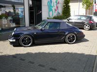 Porsche 911, Verdeckbezug in Sonnenland Stoff blau geliefert und montiert.