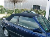 Golf 3 Cabrio, Verdeck Bezug in Sonnenland Stoff schwarz geliefert und montiert.