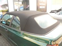 Golf 3 Cabrio, Verdeckbezug in Sonnenland Stoff schwarz geliefert und montiert.