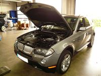 Webasto Standheizung im BMW X3 montiert.